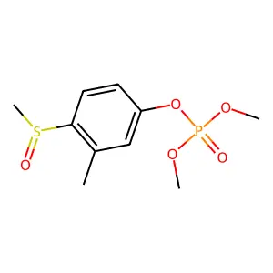 Fenthion oxon sulfoxide structure