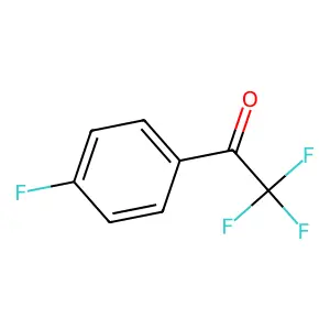 2,2,2-trifluoro-1-(4-fluorophenyl)ethanone structure