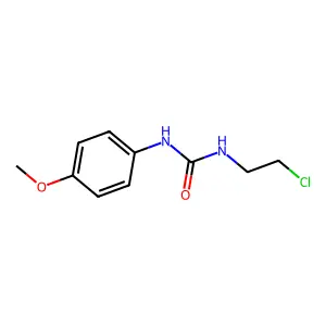 1-(2-chloroethyl)-3-(4-methoxyphenyl)urea structure