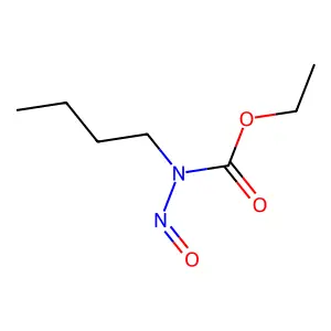 N-n-Butyl-N-nitrosourethane structure