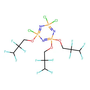 Compound C9H9Cl3F12N3O3P3 structure