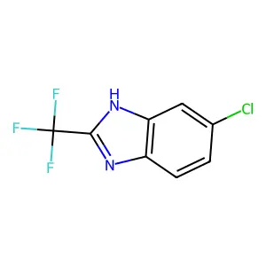 Compound C8H4ClF3N2 structure
