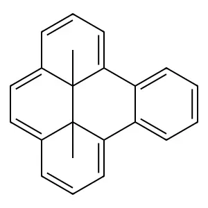 12c,12d-dimethylbenzo[e]pyrene structure