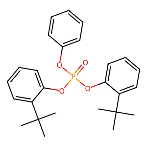 bis(2-tert-butylphenyl) phenyl phosphate structure
