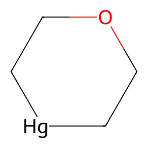 Compound C4H8HgO structure