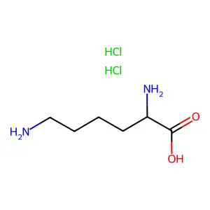 L-Lysine dihydrochloride structure