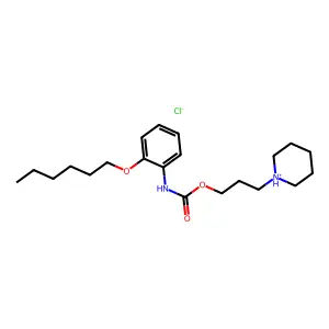 Compound C21H35ClN2O3 structure