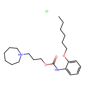 Compound C22H37ClN2O3 structure