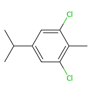 1,3-dichloro-2-methyl-5-propan-2-ylbenzene structure