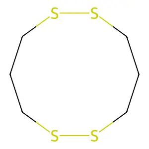 1,2,6,7-tetrathiecane structure