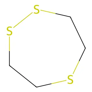 1,2,5-Trithiepane structure