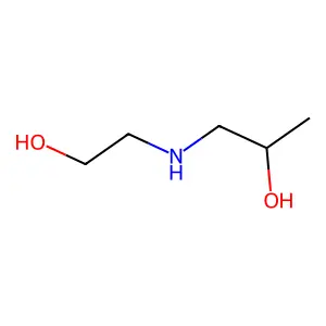 1-((2-Hydroxyethyl)amino)propan-2-ol structure
