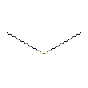 1-(2-octadecylsulfanylpropan-2-ylsulfanyl)octadecane structure