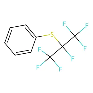 1,1,1,2,3,3,3-heptafluoropropan-2-ylsulfanylbenzene structure