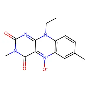 10-ethyl-3,7-dimethyl-5-oxidobenzo[g]pteridin-5-ium-2,4-dione structure