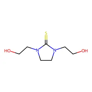 1,3-Bis(2-hydroxyethyl)imidazolidine-2-thione structure