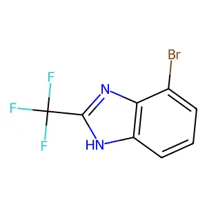 4-bromo-2-(trifluoromethyl)-1H-benzimidazole structure