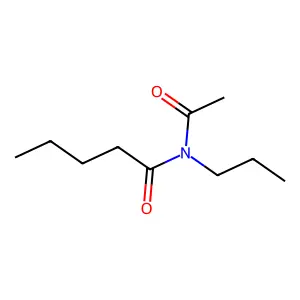 N-ACETYL-N-PROPYLPENTANAMIDE structure