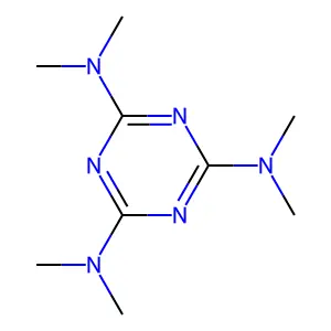 Hexakis(trideuteriomethyl)melamine structure