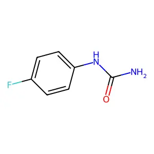 4-FLUOROPHENYLUREA structure