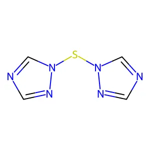1,1'-Sulfanediylbis(1H-1,2,4-triazole) structure