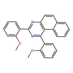 1,3-Di(2-methoxyphenyl)benzo[f]quinazoline structure