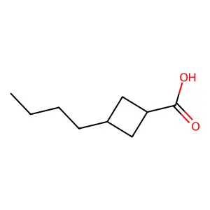 3-butylcyclobutane-1-carboxylic acid structure