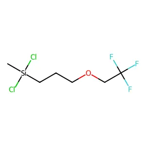 dichloro-methyl-[3-(2,2,2-trifluoroethoxy)propyl]silane structure
