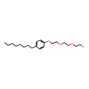 1-[2-[2-(2-chloroethoxy)ethoxy]ethoxy]-4-octylbenzene structure