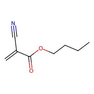 butyl 2-cyanoprop-2-enoate structure
