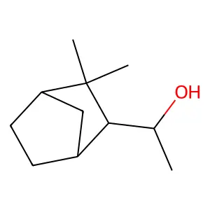 1-(3,3-dimethyl-2-bicyclo[2.2.1]heptanyl)ethanol structure