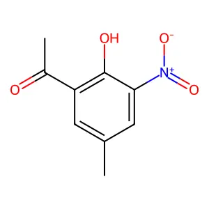 1-(2-hydroxy-5-methyl-3-nitrophenyl)ethanone structure