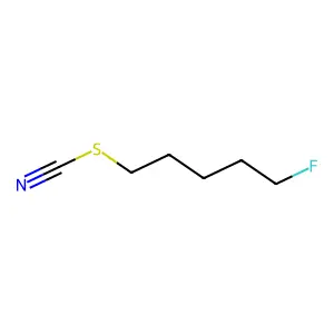 5-Fluoropentyl thiocyanate structure