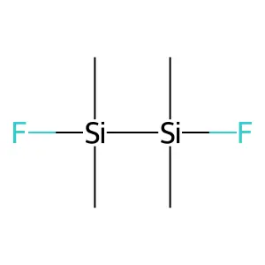 1,2-difluoro-1,1,2,2-tetramethyldisilane structure
