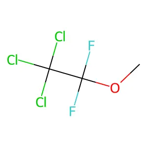 1,1-DIFLUORO-2,2,2-TRICHLOROETHYL METHYL ETHER structure