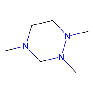 1,2,4-trimethyl-1,2,4-triazinane structure