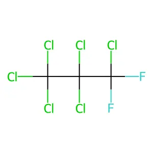 1,1,1,2,2,3-Hexachloro-3,3-difluoropropane structure