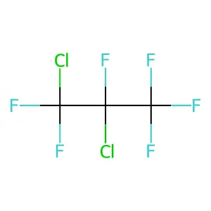 1,2-Dichlorohexafluoropropane structure