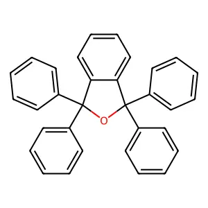 1,1,3,3-tetraphenyl-2-benzofuran structure