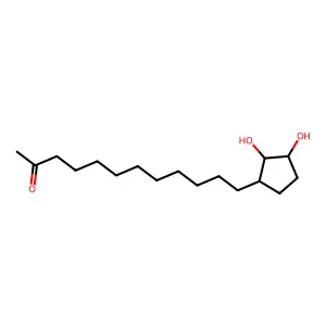 12-(2,3-Dihydroxycyclopentyl)-2-dodecanone structure