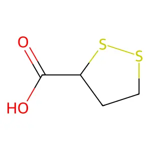 1,2-Dithiolane-3-carboxylic acid structure