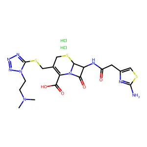 Cefotiam dihydrochloride structure