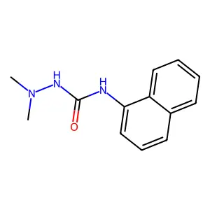 1,1-DIMETHYL-4-(1-NAPHTHYL)SEMICARBAZIDE structure