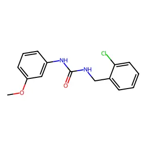 1-[(2-chlorophenyl)methyl]-3-(3-methoxyphenyl)urea structure