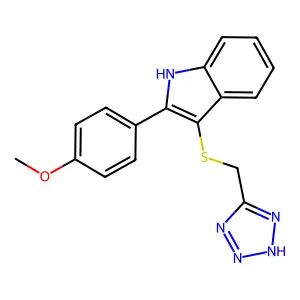 Compound C17H15N5OS structure