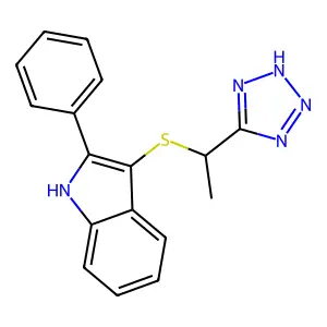 Compound C17H15N5S structure