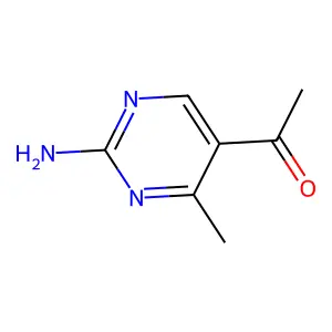 1-(2-amino-4-methylpyrimidin-5-yl)ethan-1-one structure