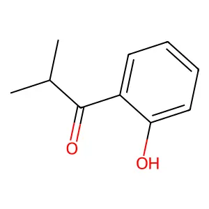 1-(2-hydroxyphenyl)-2-methylpropan-1-one structure