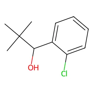 1-(2-chlorophenyl)-2,2-dimethylpropan-1-ol structure