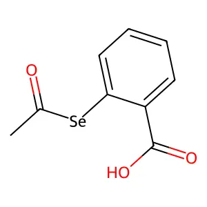 Selenoaspirine structure